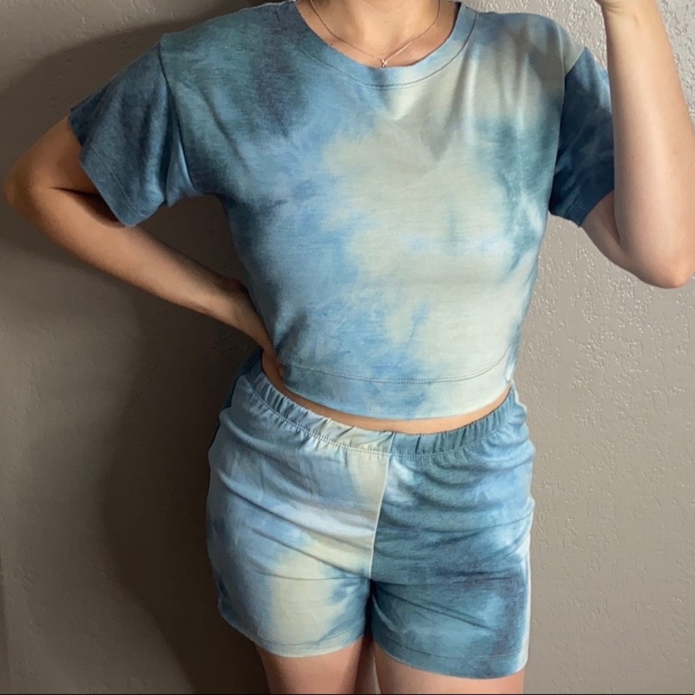 Tie Dye Two Piece Short Set